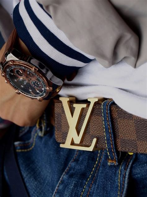 louis vuitton belt outfit mens|louis vuitton monogram belt.